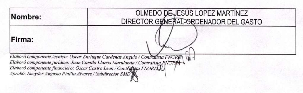 De acuerdo con Meza, la orden de proveeduría fue firmada por el director Olmedo López.