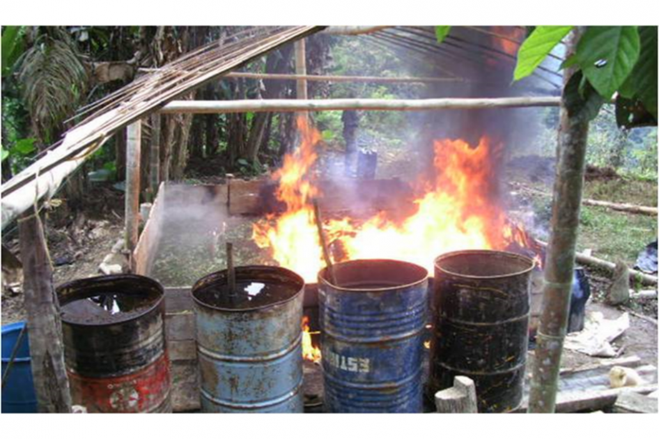 Desmantelado laboratorio del Clan Úsuga