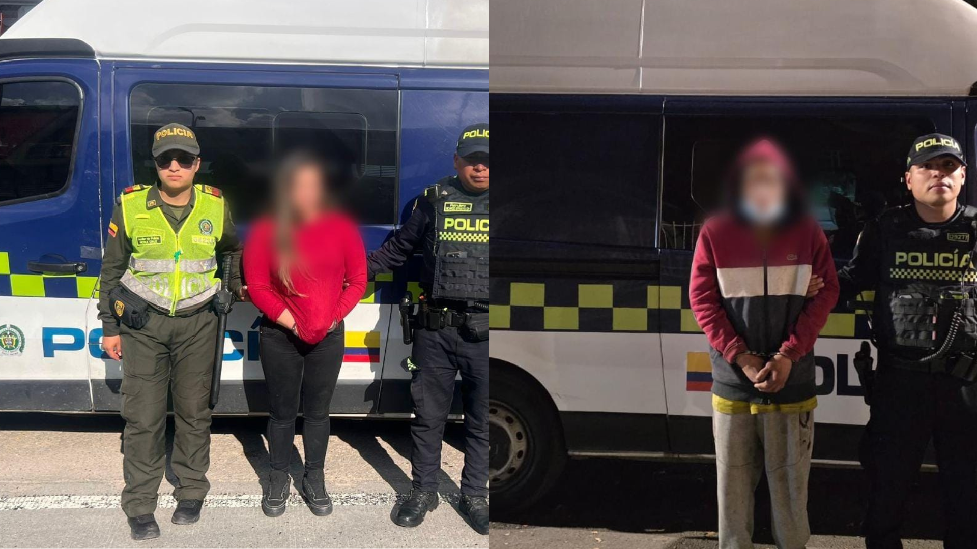 Capturan a dos personas que habrían agredido a policías tras colarse en Transmilenio