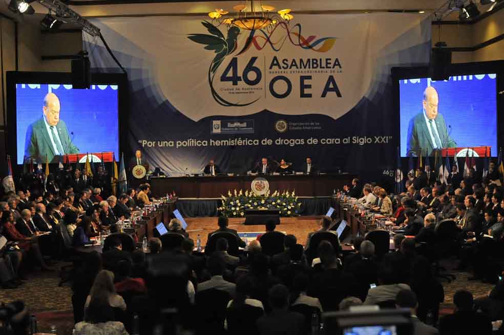 OEA busca un consenso en política de drogas