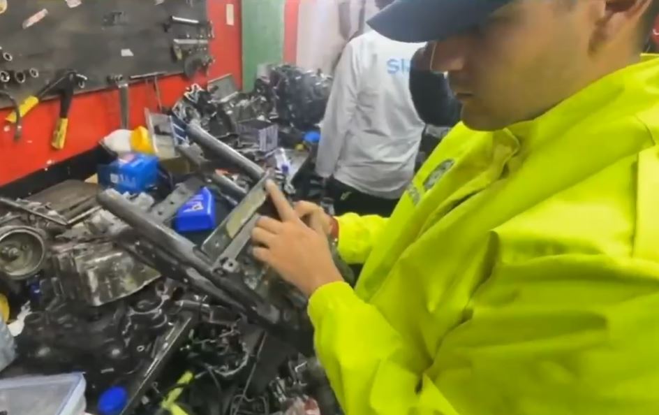 Descubren un desguazadero de motos en Tunjuelito: así fue desmantelado