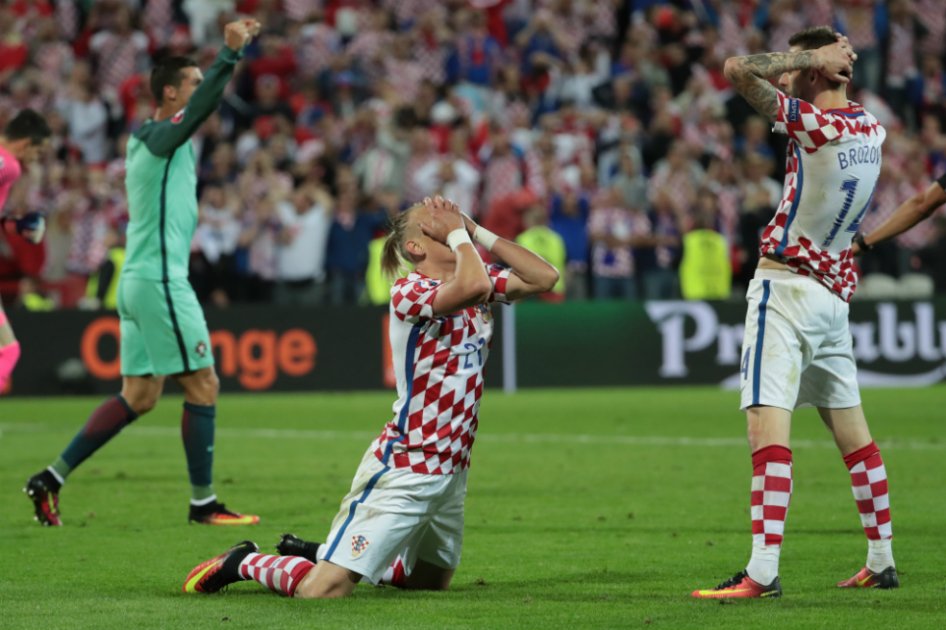 En la prorroga, Portugal le ganó 1-0 a Croacia y avanzó a los cuartos de la Euro