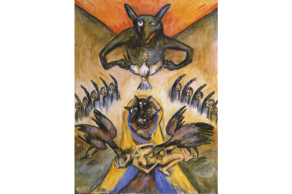 “Las monjas y el cardenal, óleo sobre lienzo, 177 x 127 cm. S. F. / Cortesía