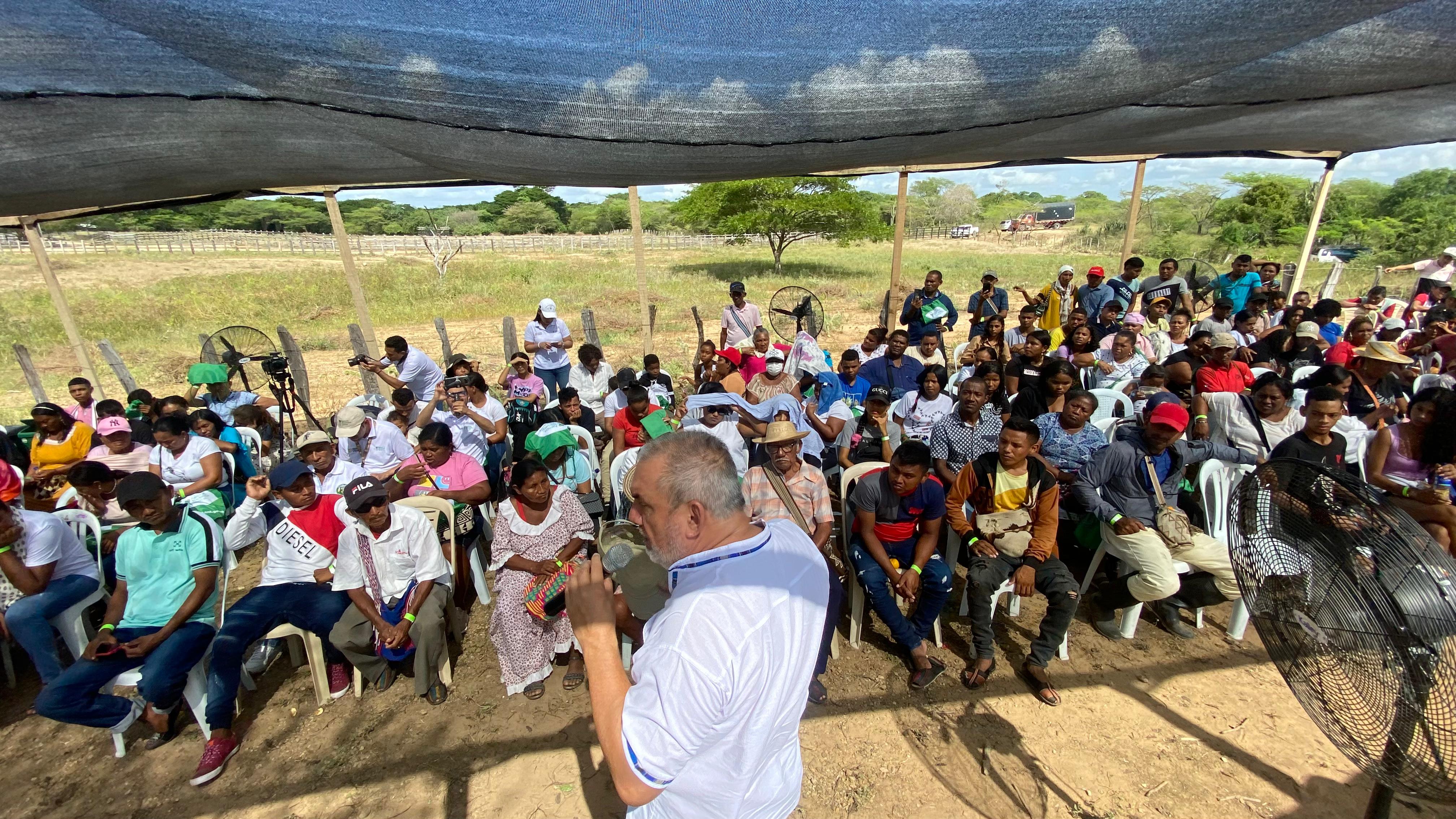 Agencia Nacional de Tierras entregó 371 hectáreas a campesinos en La Guajira