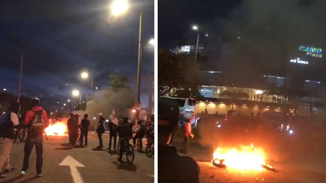 Previo al 9S se registran los primeros disturbios en el norte y sur de Bogotá