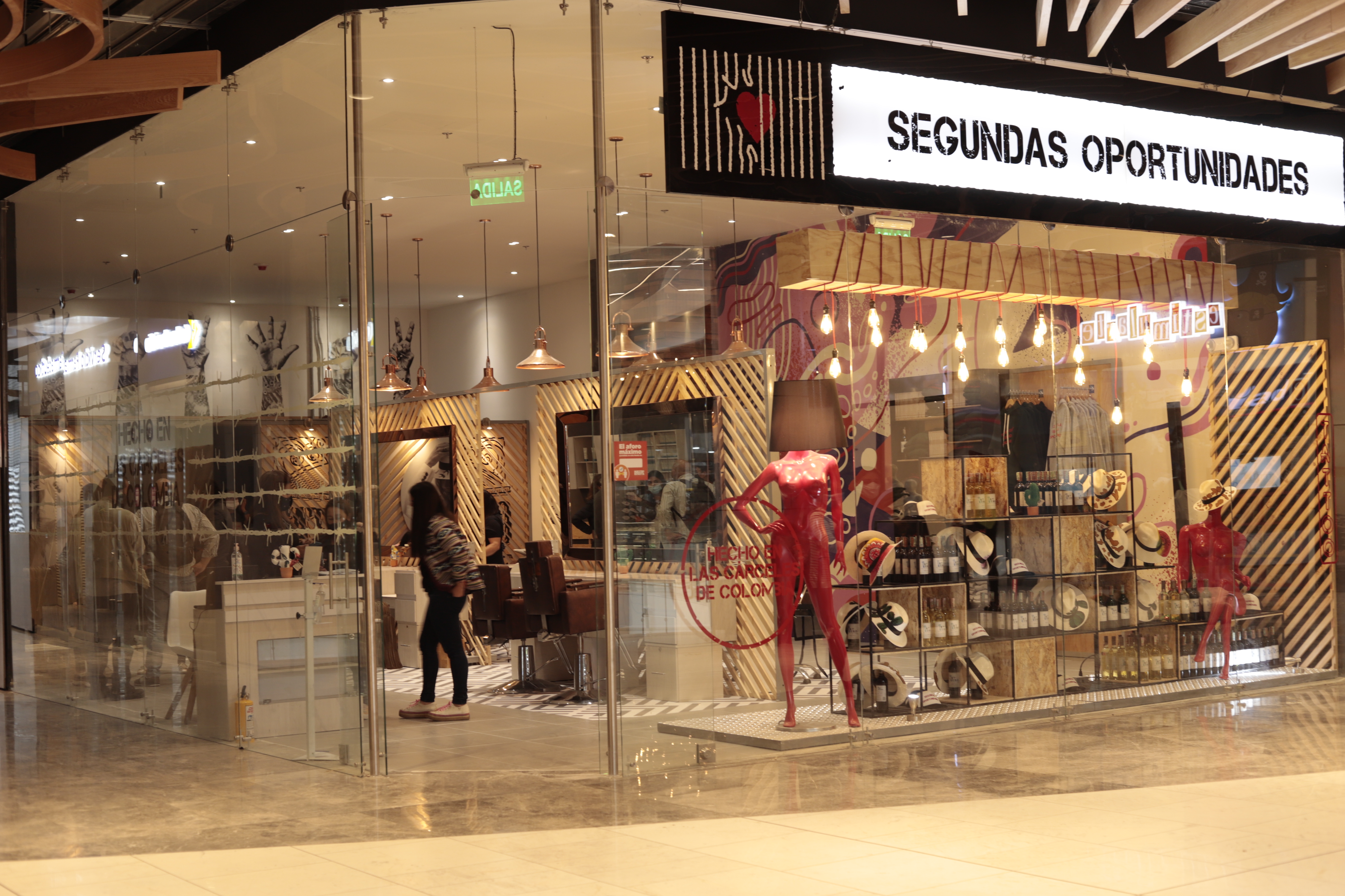Fotografía del local Segundas Oportunidades Studio de la Fundación Acción Interna.