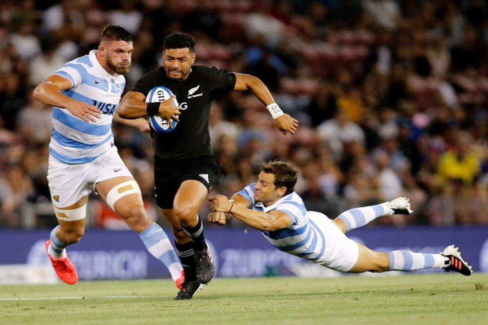 All Blacks vs. Pumas por la Tri Nations de Rugby.
