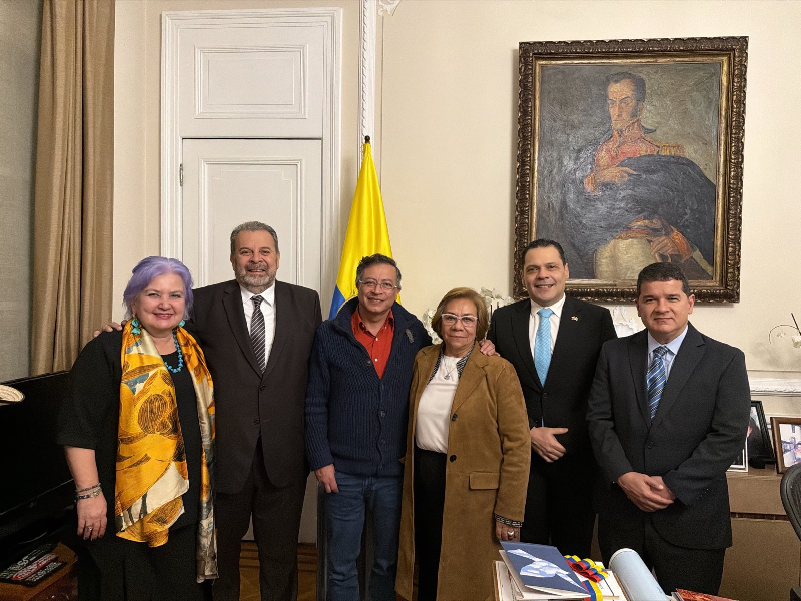 Presidente Gustavo Petro se reúne con oposición venezolana parlamentaria