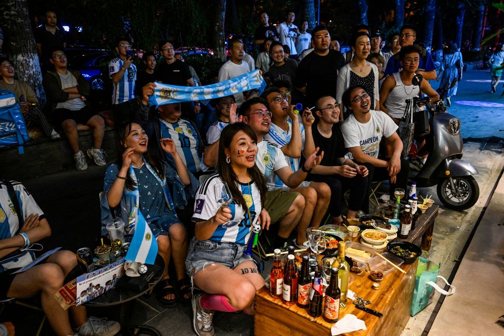 Messi en China.