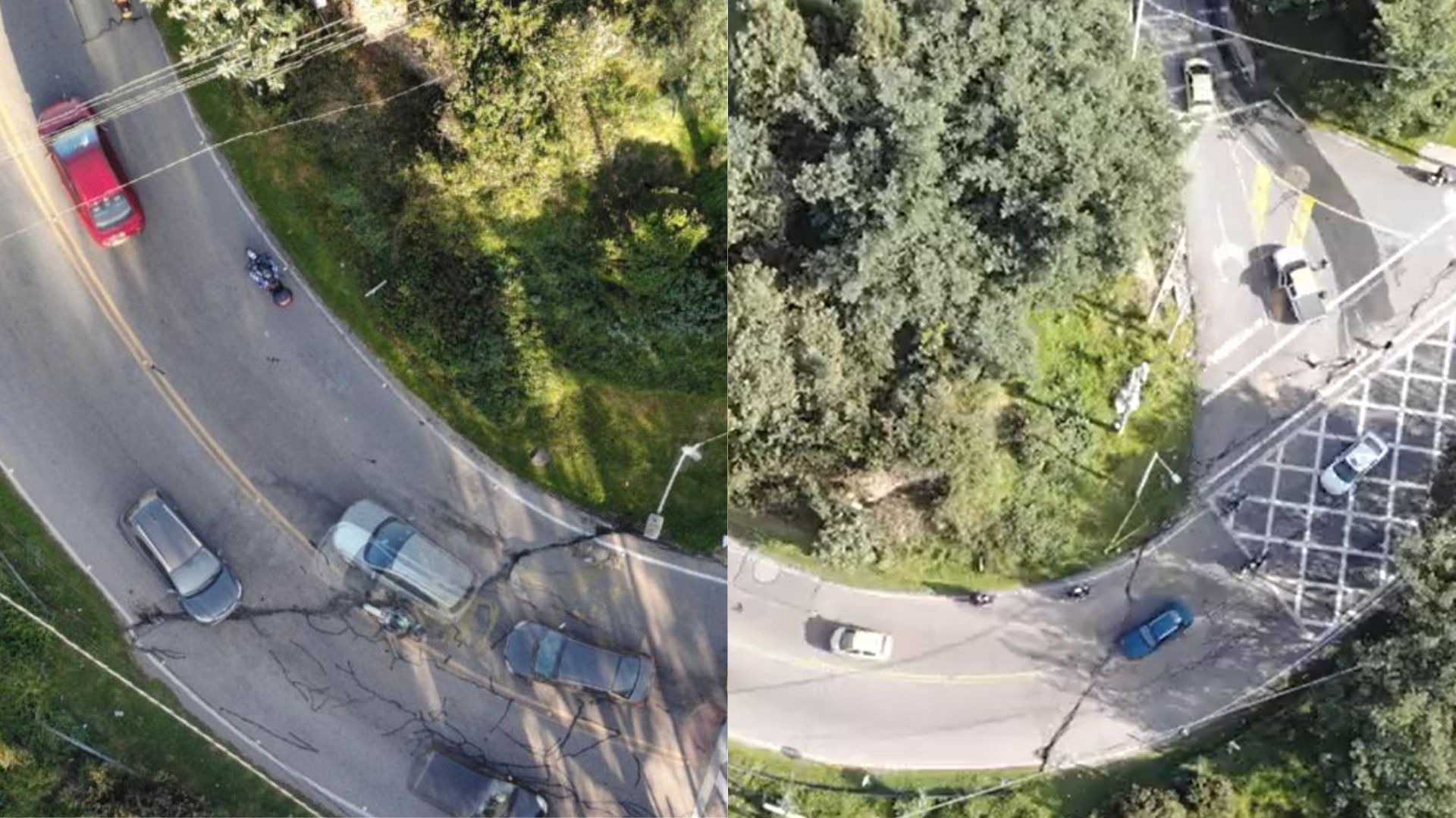 Bogotá: anuncian medidas por hundimiento y grietas en la Avenida Circunvalar