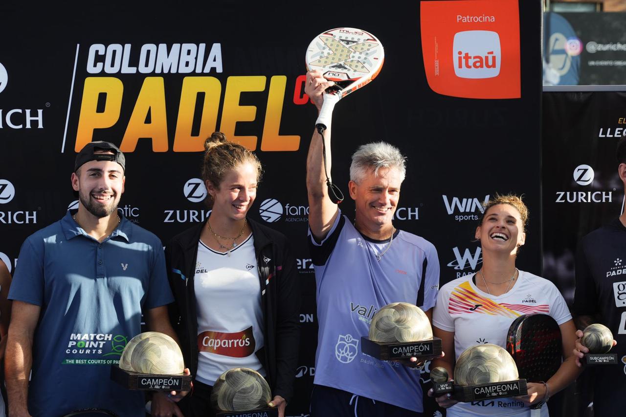 Bogotá vibró con la Zurich Pádel Cup 2024: estos fueron los campeones
