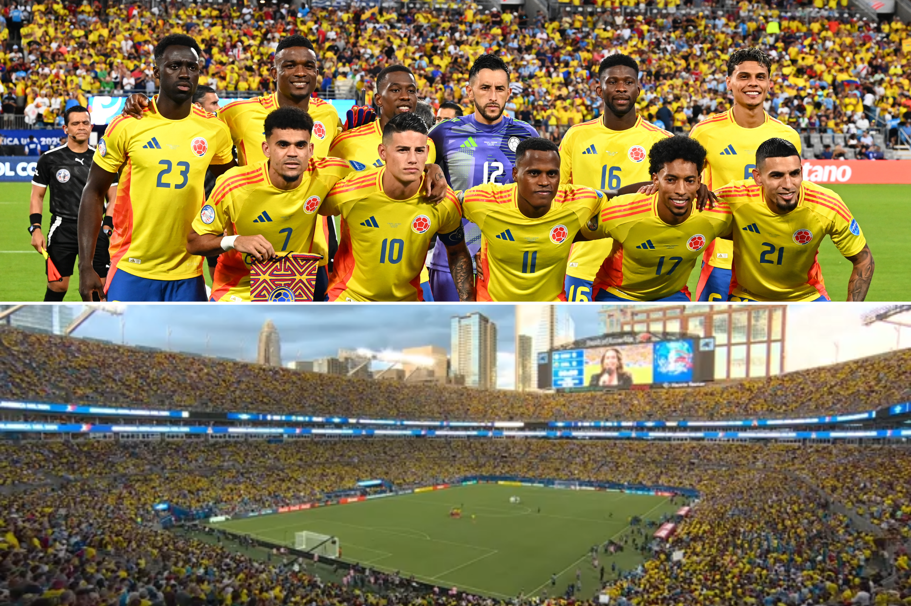 Colombia no decepciona: otra vez llenó el estadio para el partido contra Uruguay