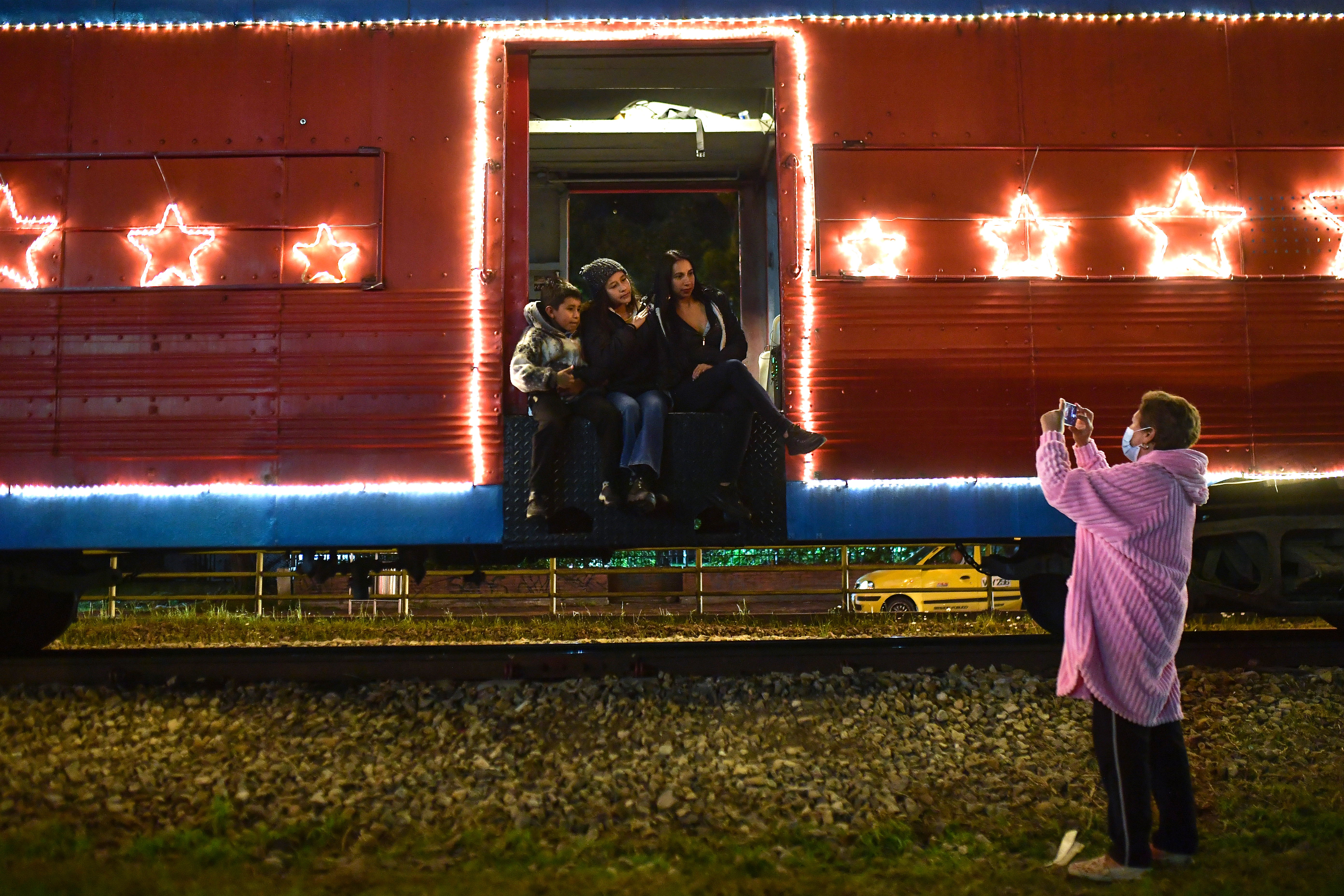 Tren de la Sabana en época decembrina