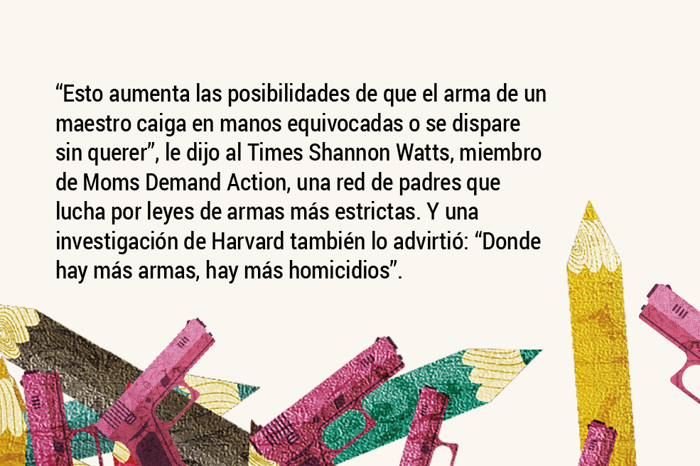 Colores, cuadernos y… ¿armas?: los maestros en Ohio se preparan ante un tiroteo.