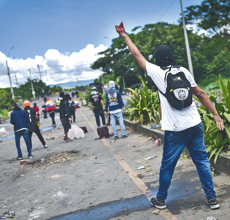 Paro Nacional: En Buga, las confrontaciones no cesaron