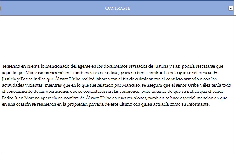 Declaración de Salvatore Mancuso a la JEP