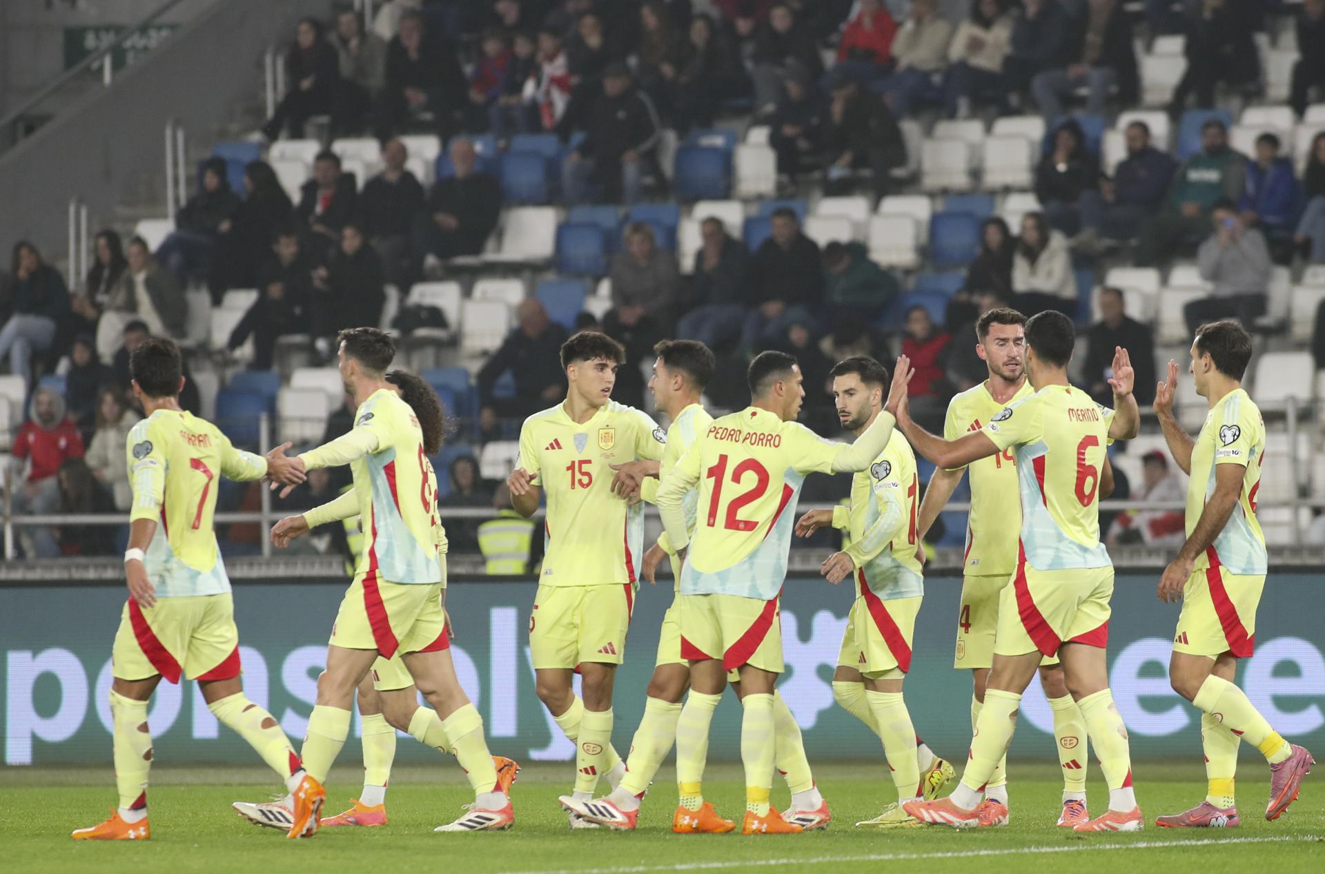 España goleó a Georgia y quedó a un paso del Mundial, ¿qué le falta para clasificar?