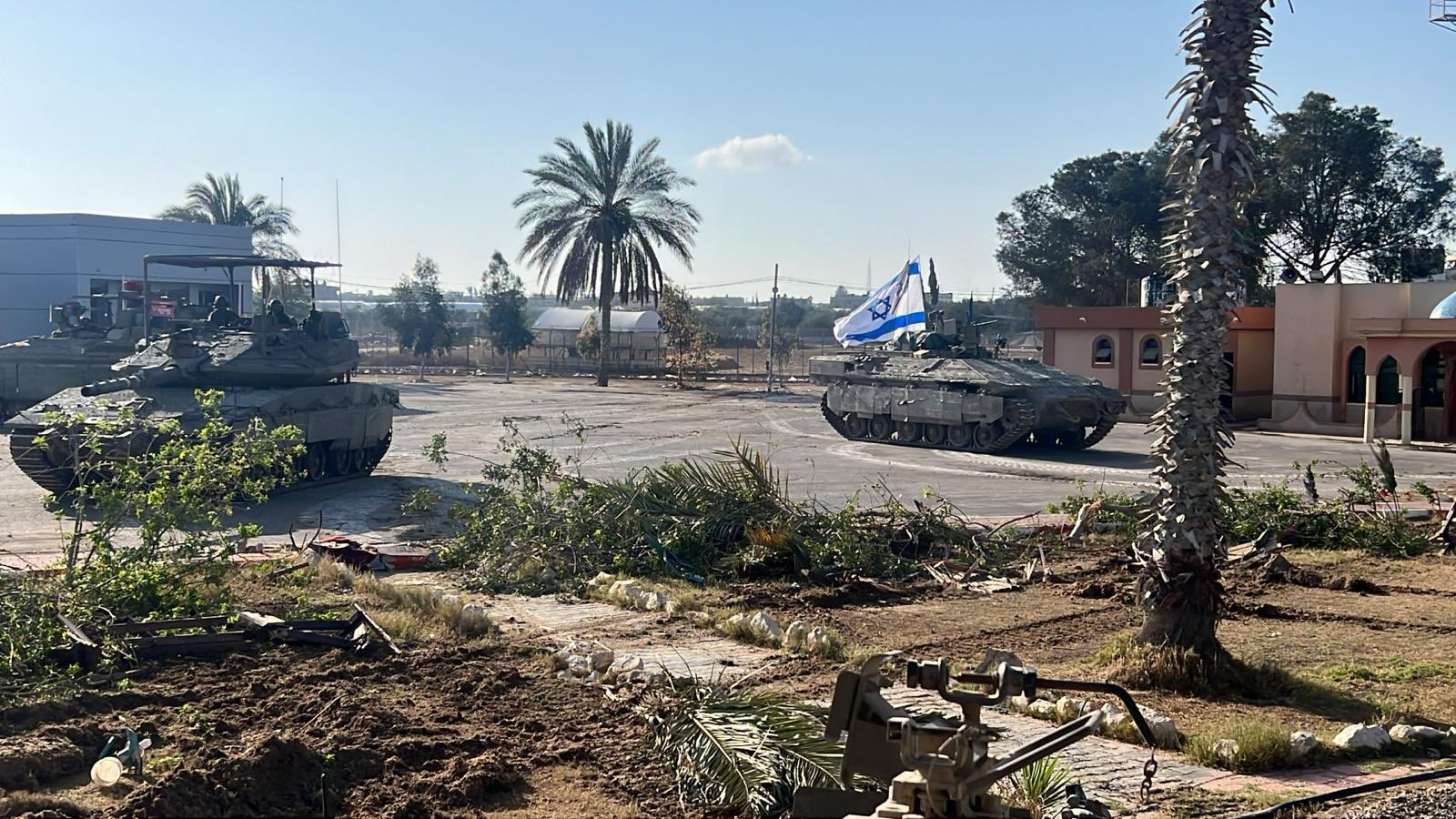 El Ejército de Israel tomó control del cruce fronterizo de Rafah del lado de Gaza