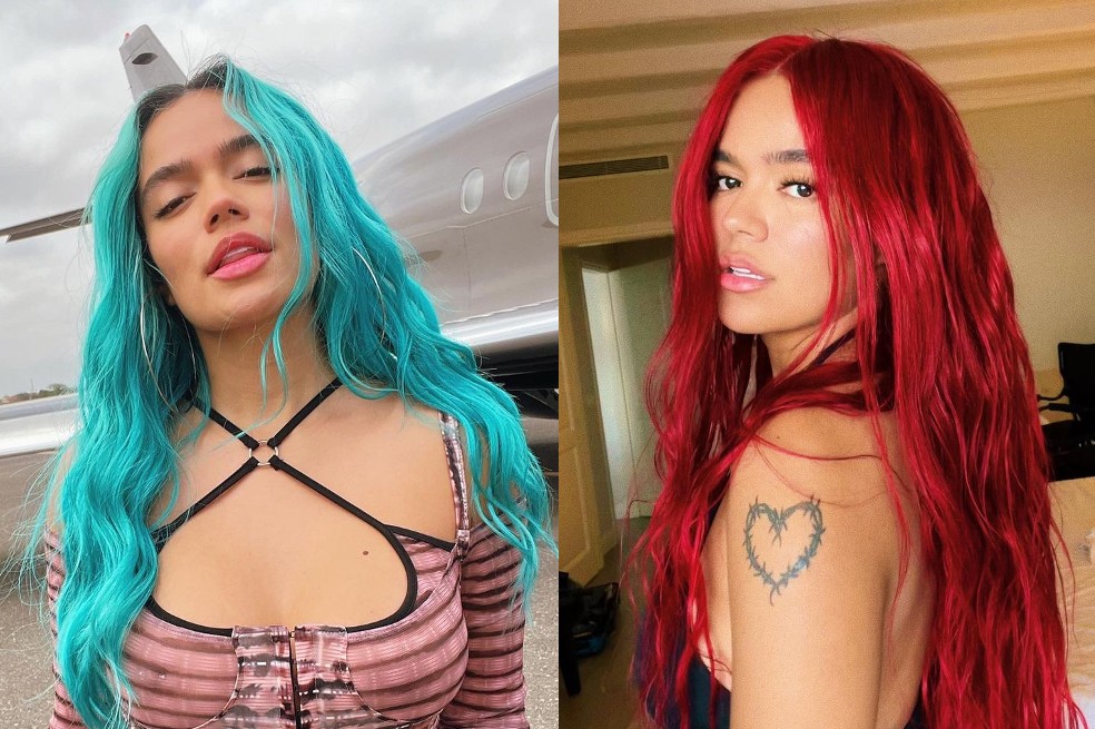 Karol G reveló por qué cambió a rojo el color de su cabello