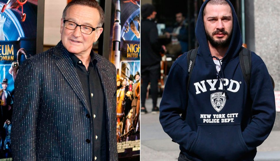 Robin Williams y Shia LaBeouf.