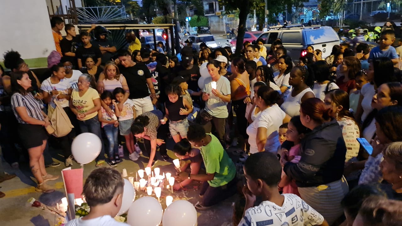 Comunidad del barrio San Judas de Cali.