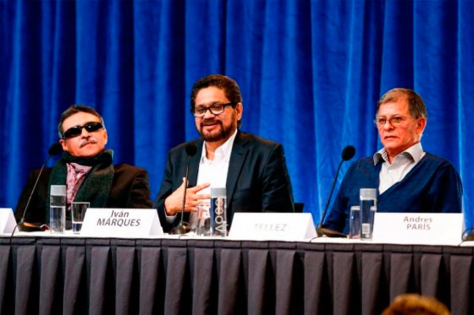 Negociadores de las Farc.