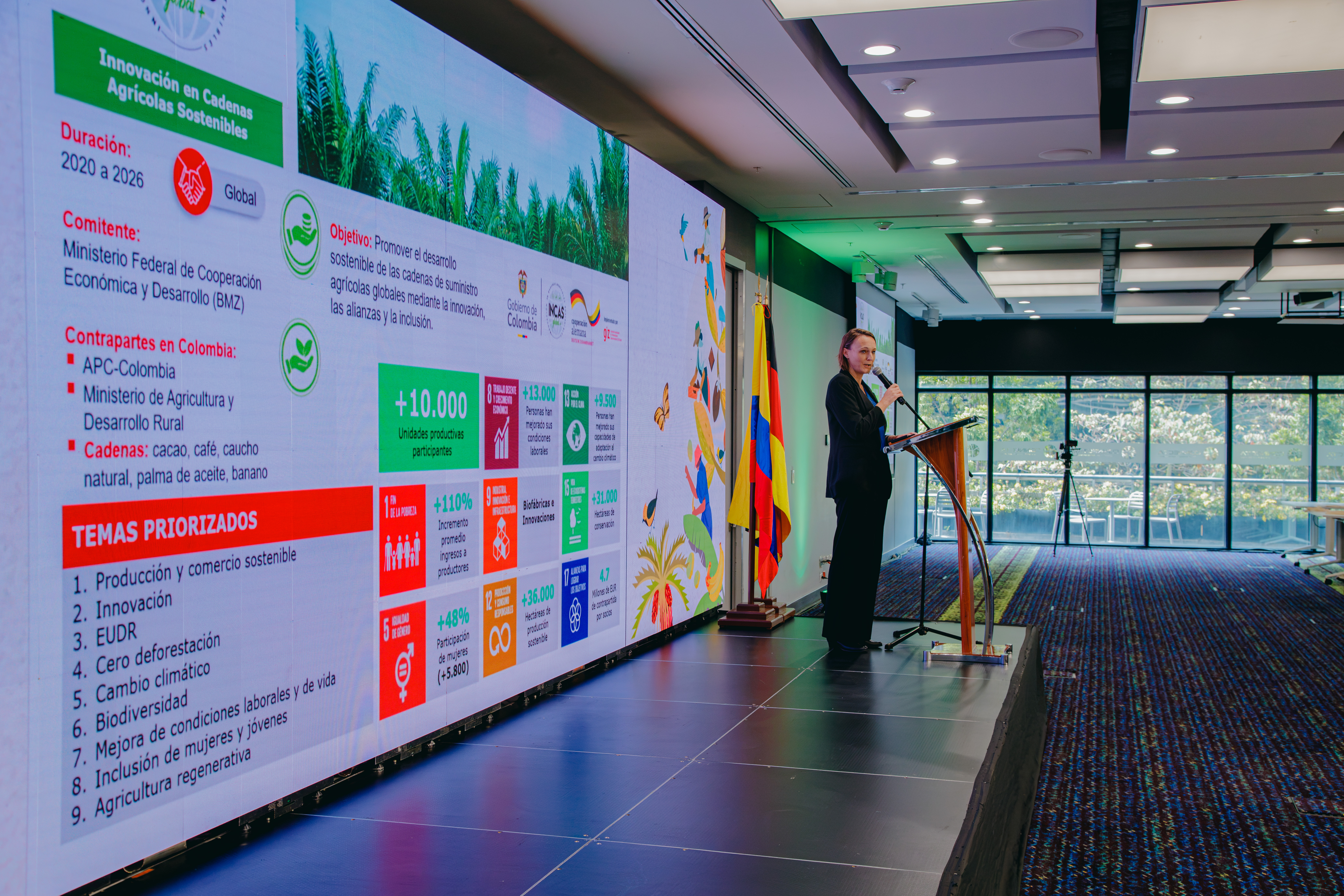 Sabine Triemer, Coordinadora del Proyecto INCAS Global + de la Cooperación Alemana para el Desarrollo – GIZ..