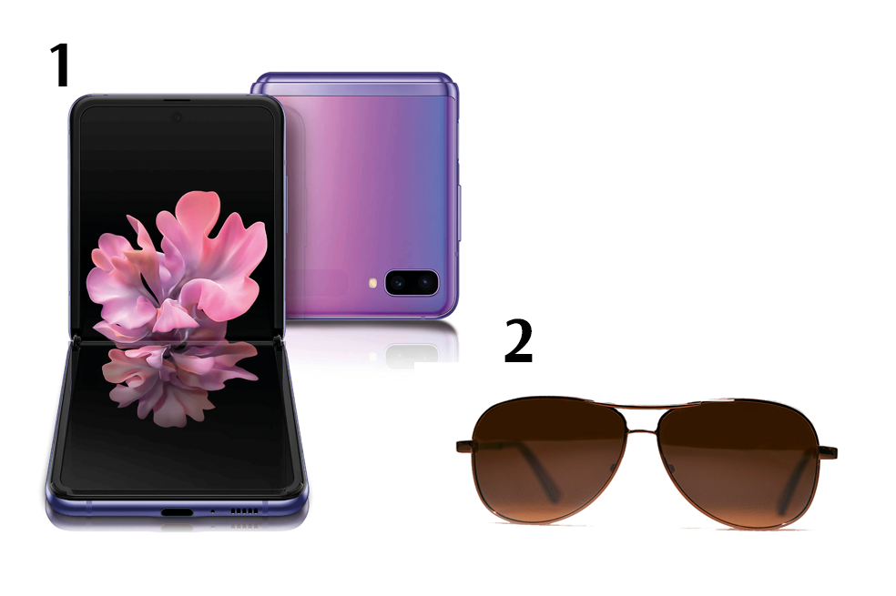Imagen samsung celular y gafas guía de regalo