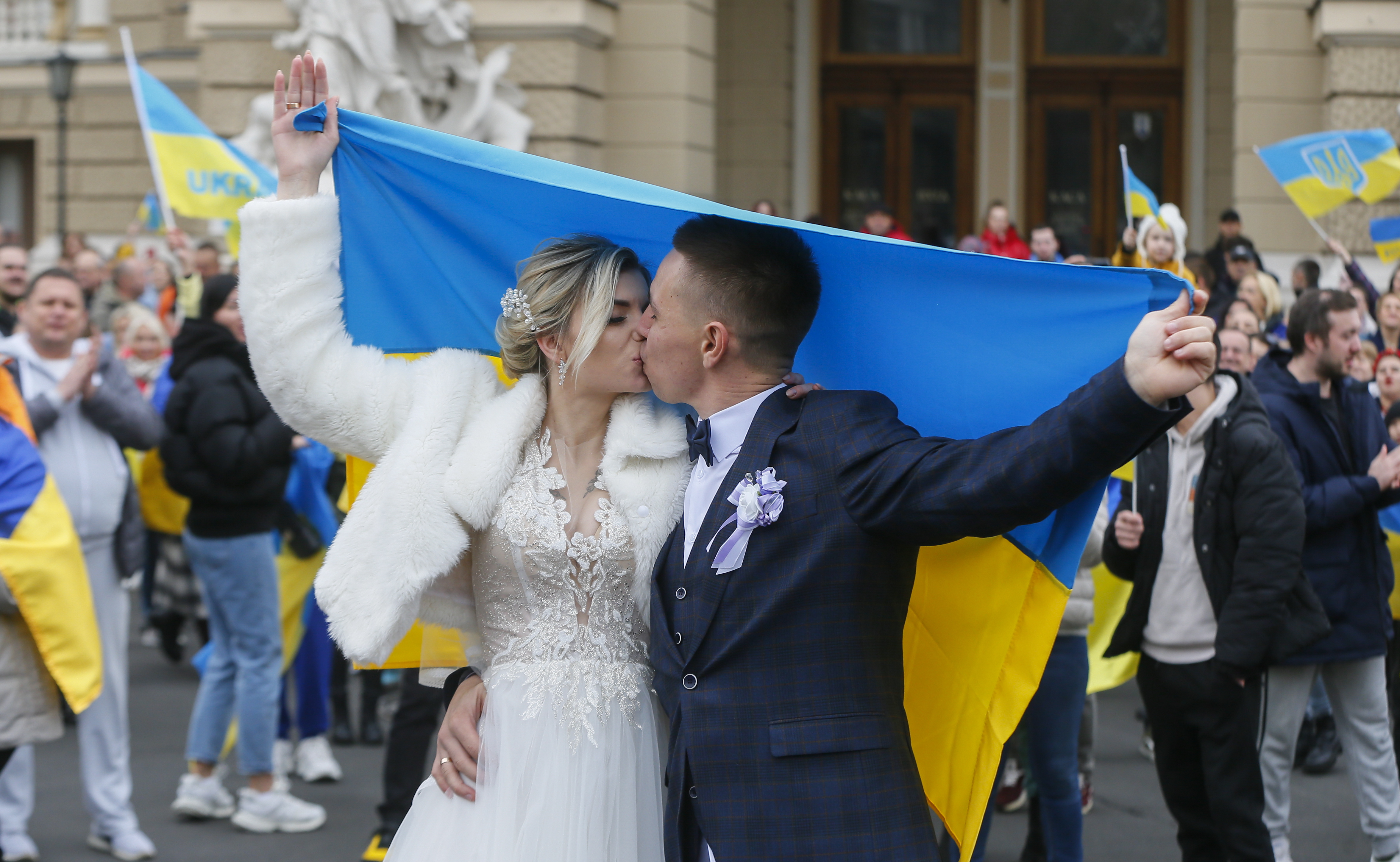 En fotos: Ucrania celebra la retoma la ciudad de Jersón