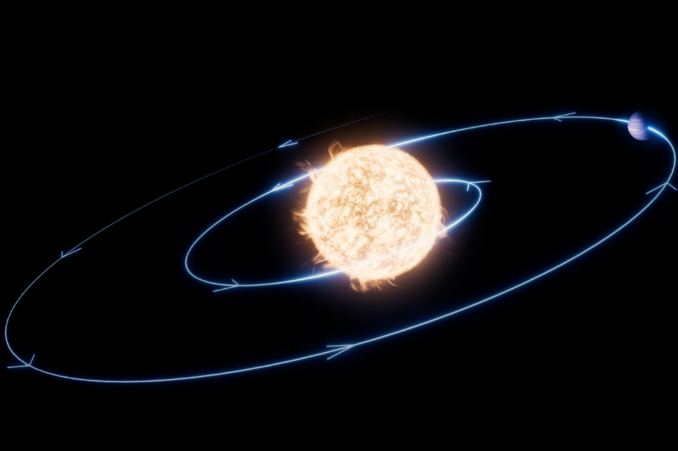 Por primera vez, observan a un planeta sumergirse en su estrella para desaparecer