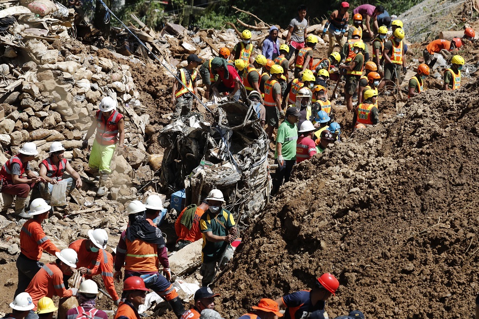 Avalanchas, las secuelas del tifón Mankhut que han dejado más de 12 muertos en Filipinas
