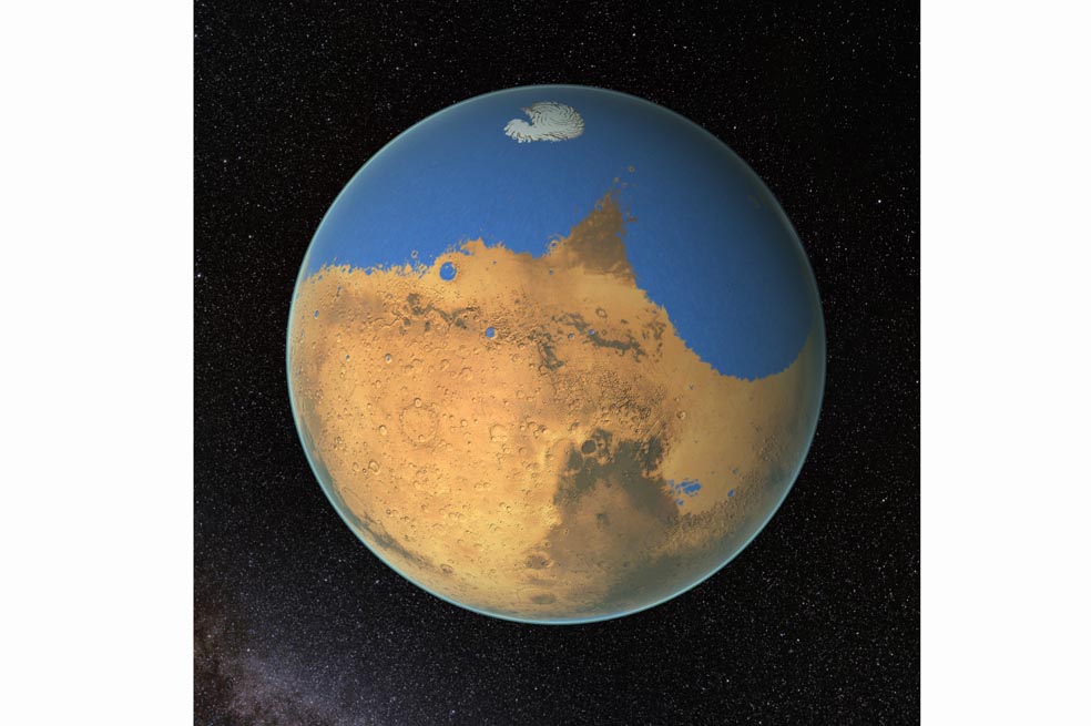 Marte tuvo un océano gigante