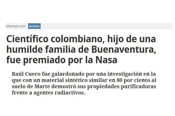 Lo que dijeron los medios sobre Raúl Cuero