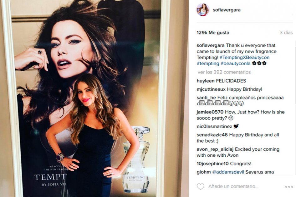 Sofía Vergara estrena su tercera fragancia