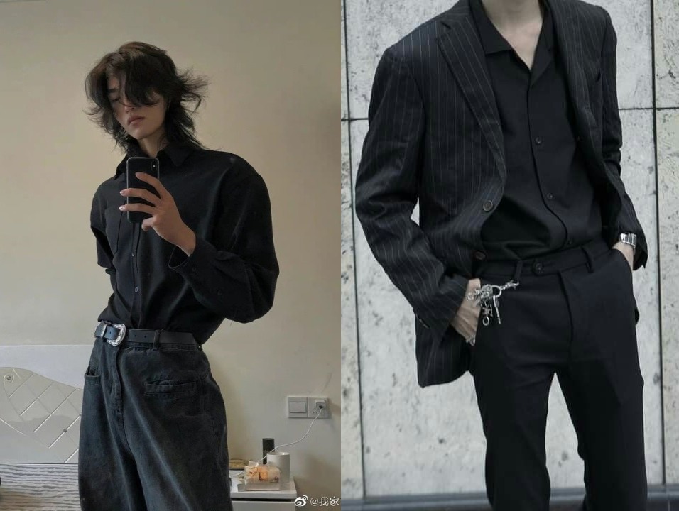 Este outfit es perfecto para ocasiones formales donde aún quieres mantener tu estilo aesthetic