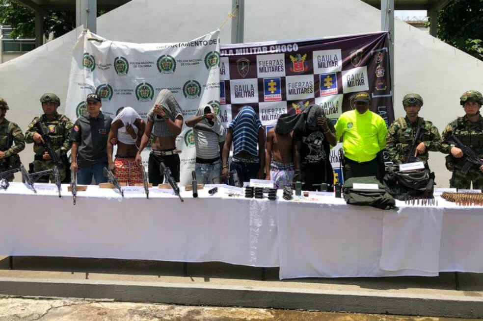 Ejército capturó a seis presuntos integrantes del Eln en Quibdó