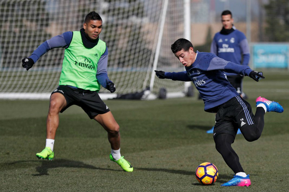 James ya está listo para volver con el Real Madrid