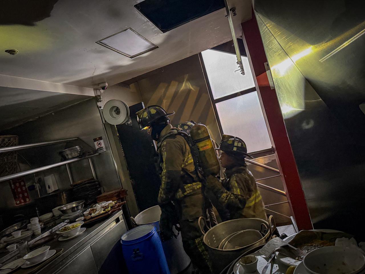 En video: incendio en el restaurante Gran Parrilla Boyacense