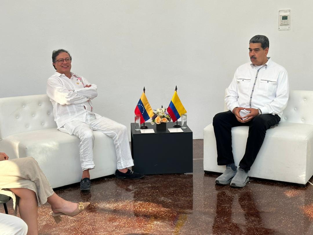 Presidente Petro se reunió con Nicolás Maduro en México tras cumbre de migración