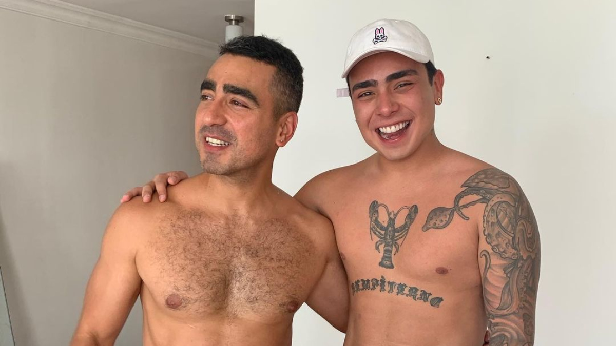 Felipe Saruma y Samy Camargo, su papá