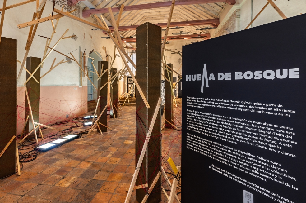 Este museo cuenta con una serie de exhibiciones como la de "Huellas del Bosque".