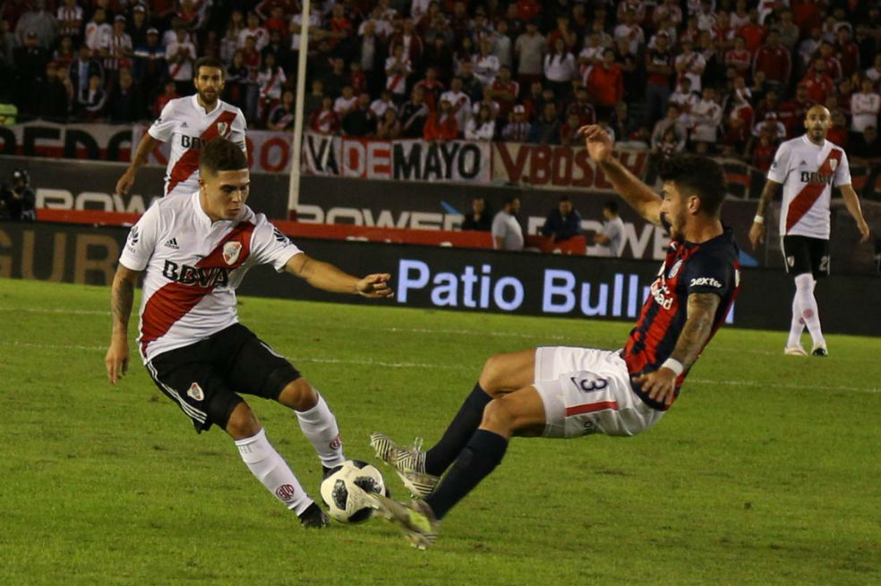 Quintero y Borré, destacados en el último partido de River en la Superliga