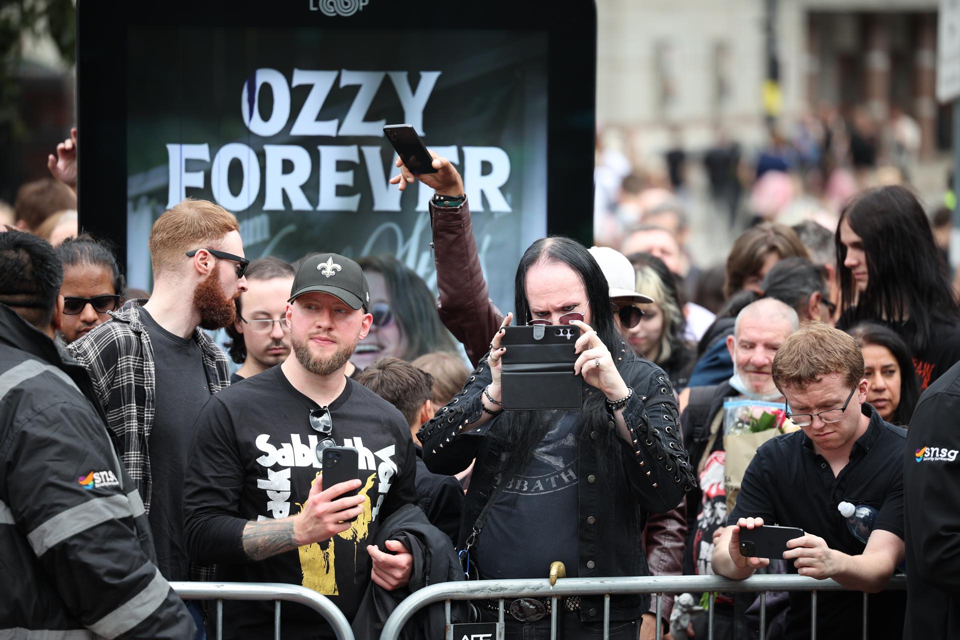 Funeral de Ozzy Osbourne. Así despidió Birmingham al vocalista de Black Sabbath