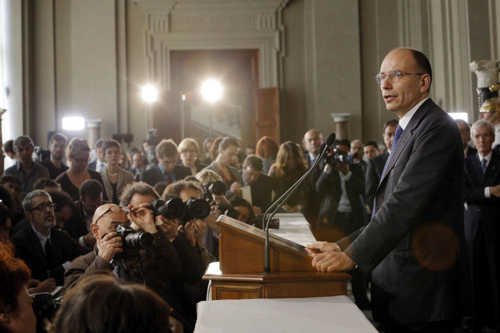 Letta, el nuevo primer ministro