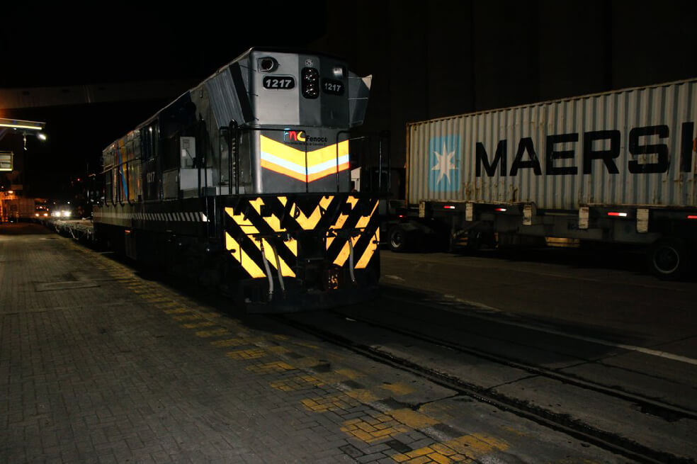Salió de Santa Marta el primer tren de carga desde la reactivación férrea