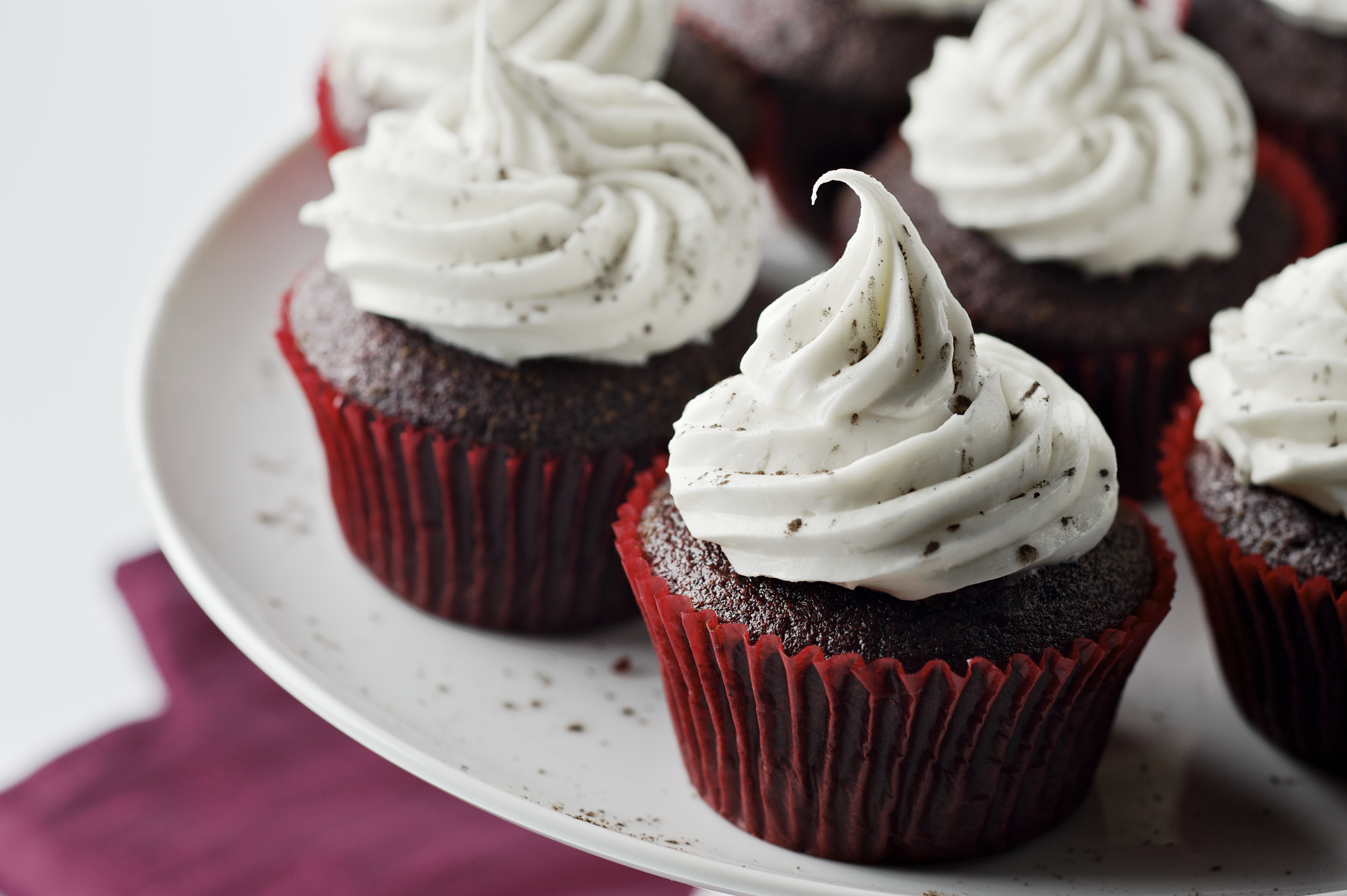 Cupcakes de chocolate