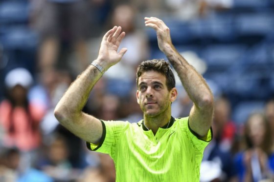 Juan Martín del Potro, tenista argentino. Foto: AFP