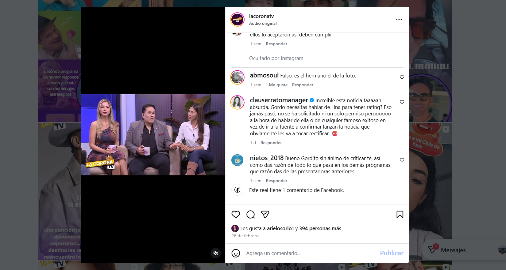 ¿Lina Tejeiro tiene problemas en ‘MasterChef’? Así respondió la mánager de la actriz