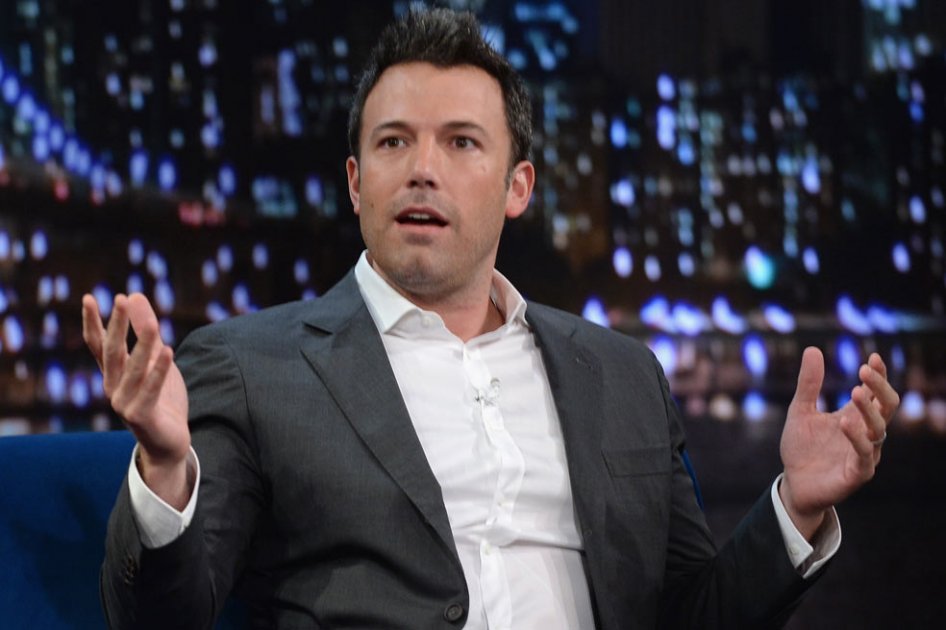 Ben Affleck en el programa "Late Night with Jimmy Fallon". 