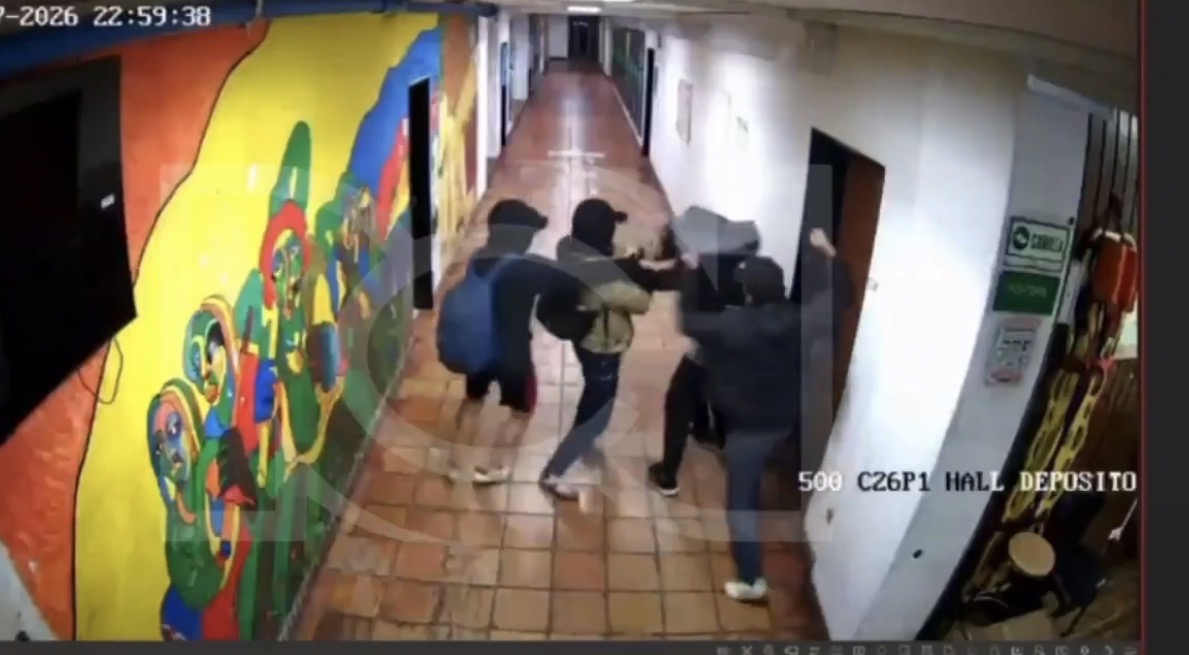 Así fue el ataque a estudiante de la U Nacional: video revela la brutal agresión